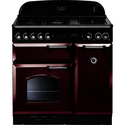 Rangemaster Classic 90cm LPG Gas 85070 Range Cooker in Cranberry with Chrome Trim and FSD Hob Rangemaster Classic 90cm LPG Gas 85070 Range Cooker in Cranberry with Chrome Trim and FSD Hob